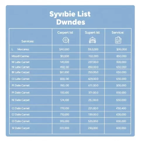 Cennik prania dywanów