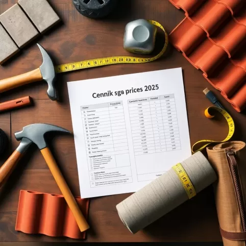 Cennik usług dekarskich 2025