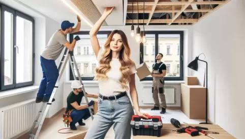 Montaż sufitów napinanych Warszawa